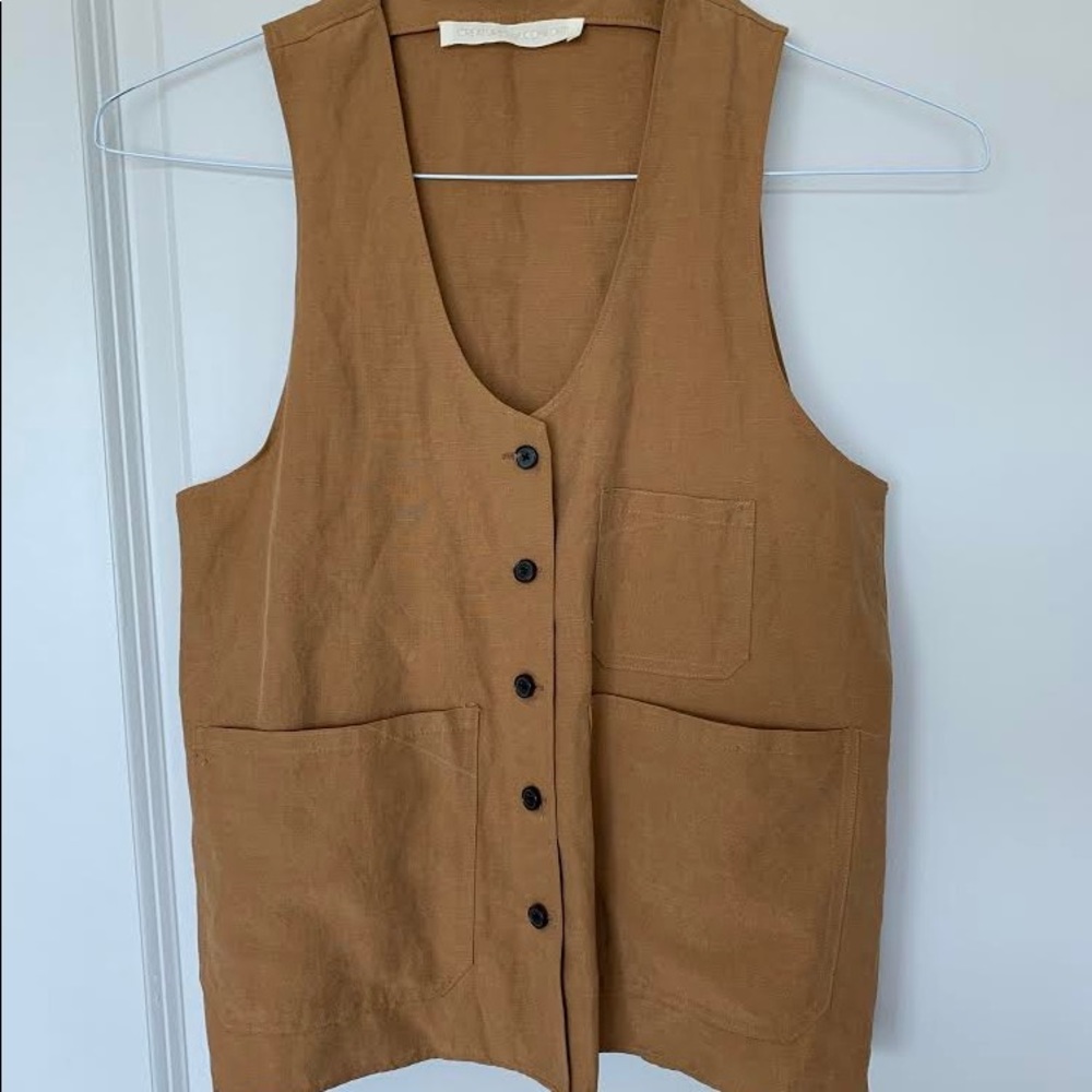 Creatures of Comfort Silk Blend Vest
